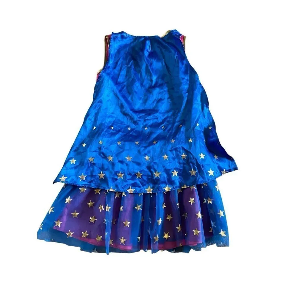 Wonder Woman Dress Cosplay Costume Halloween Size 14-16 Girl’s